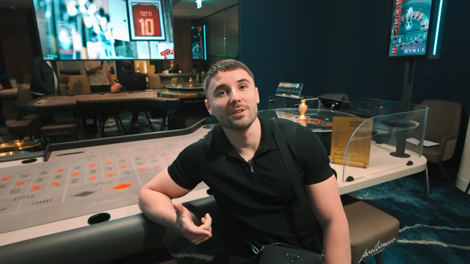 WillWin devant une table de roulette pendant un stream